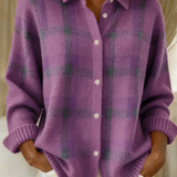 Ana™ – Mehek karirast pleten jopič