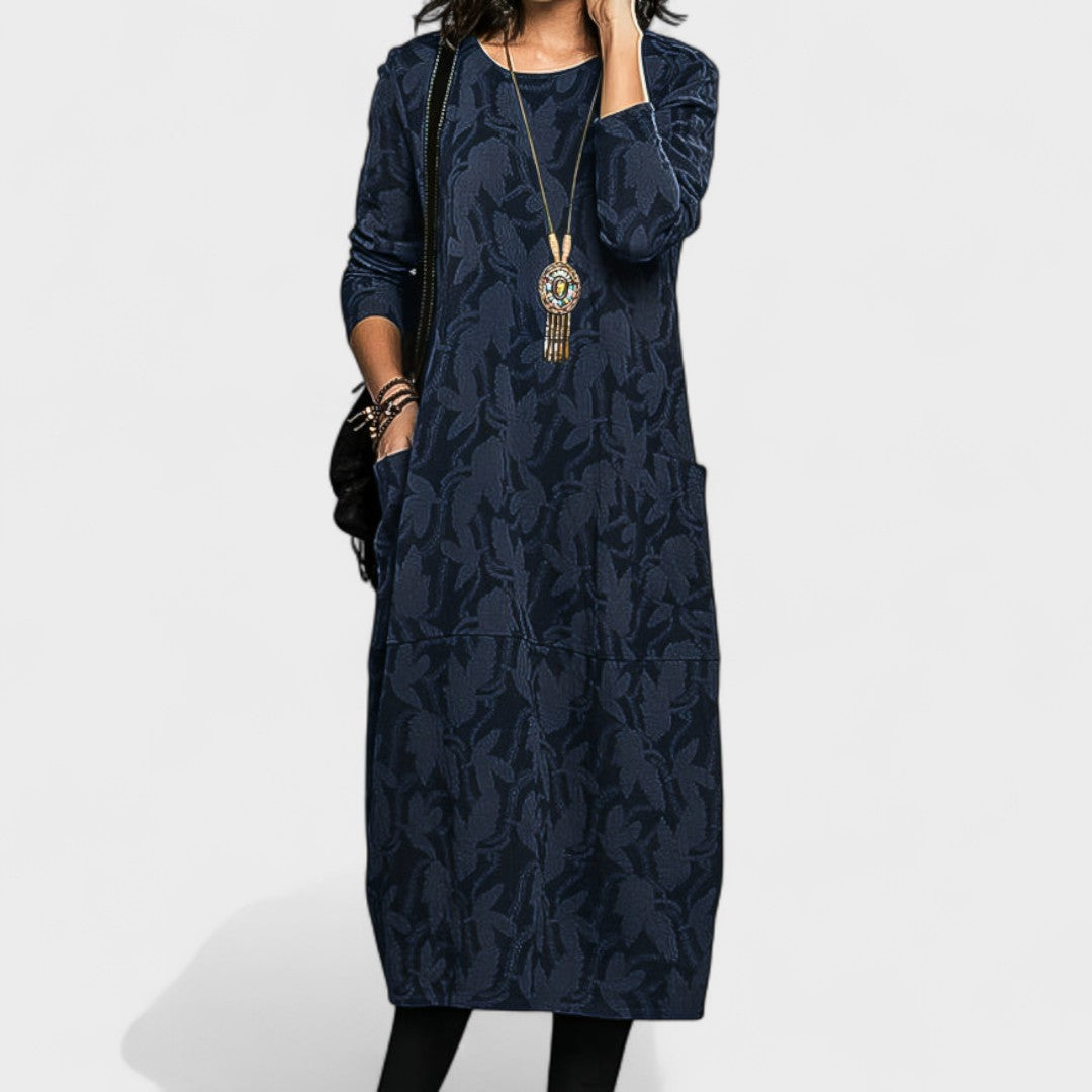 Jasmina - Elegantna jesenska obleka za vsakodnevno nošenje