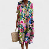 Lorena - Poletna obleka Barvita