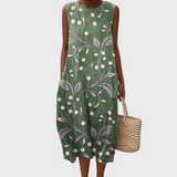 Lara - Ležerna cvjetna haljina od pamuka