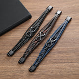 Infinity - Usnjena zapestnica