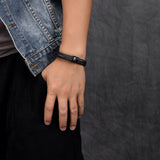 Shadow Weave – Pletena usnjena zapestnica