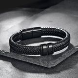 Shadow Weave – Pletena usnjena zapestnica