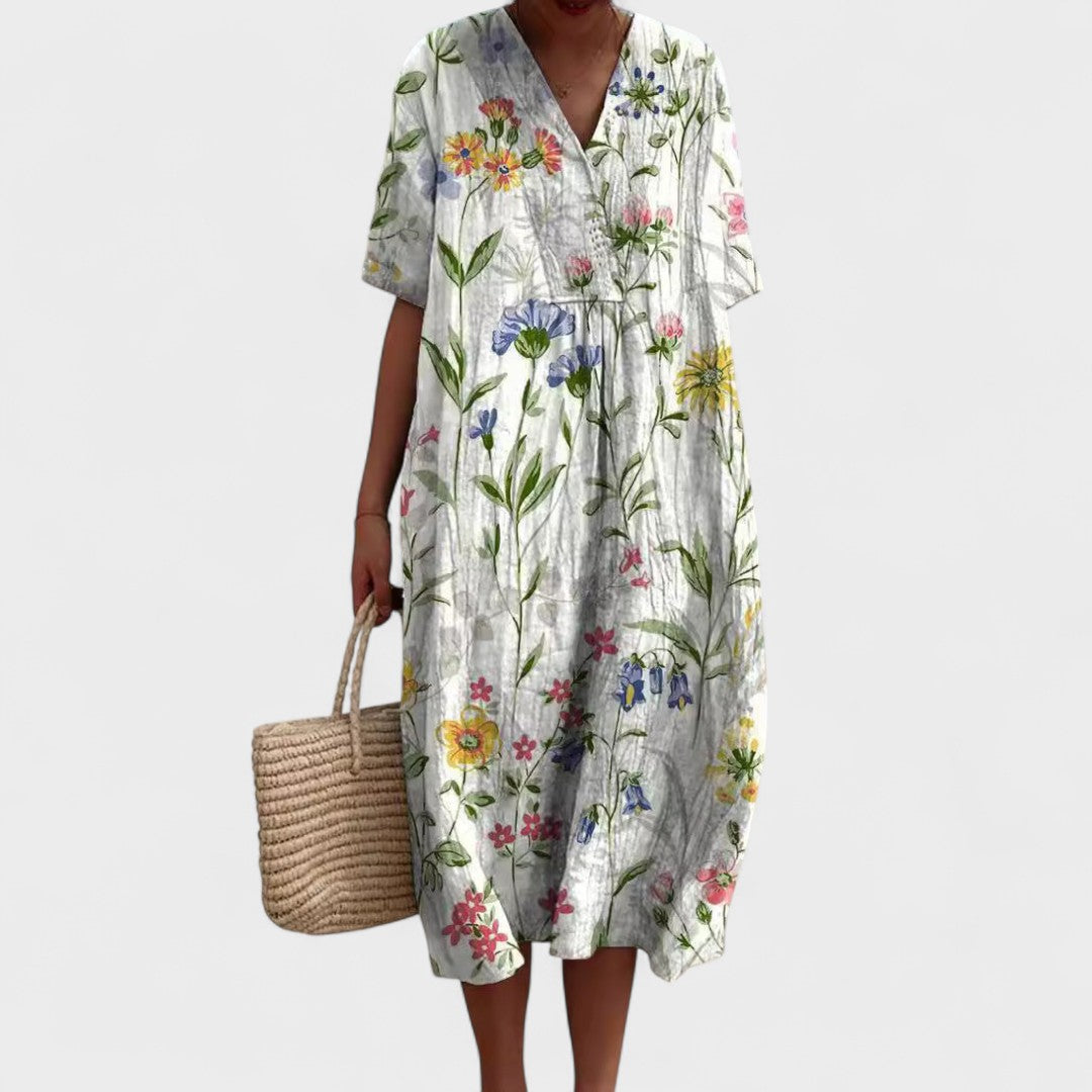 Lorena - Poletna obleka Barvita