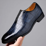 Noah™ - Stiilsed nahkased loafersid kivimustriga