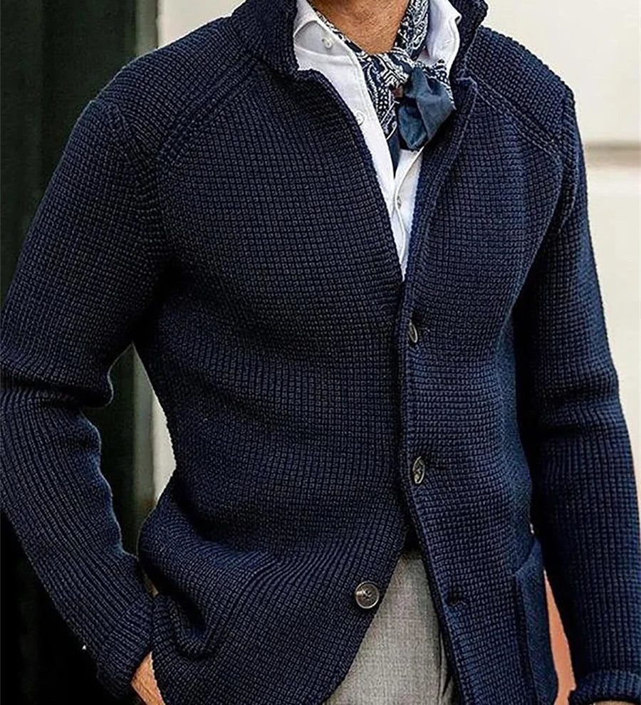 Johann | Kootud jakk kõrge kraega