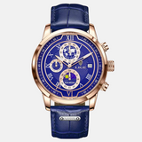 Kronografska ura s premium usnjenim paščkom