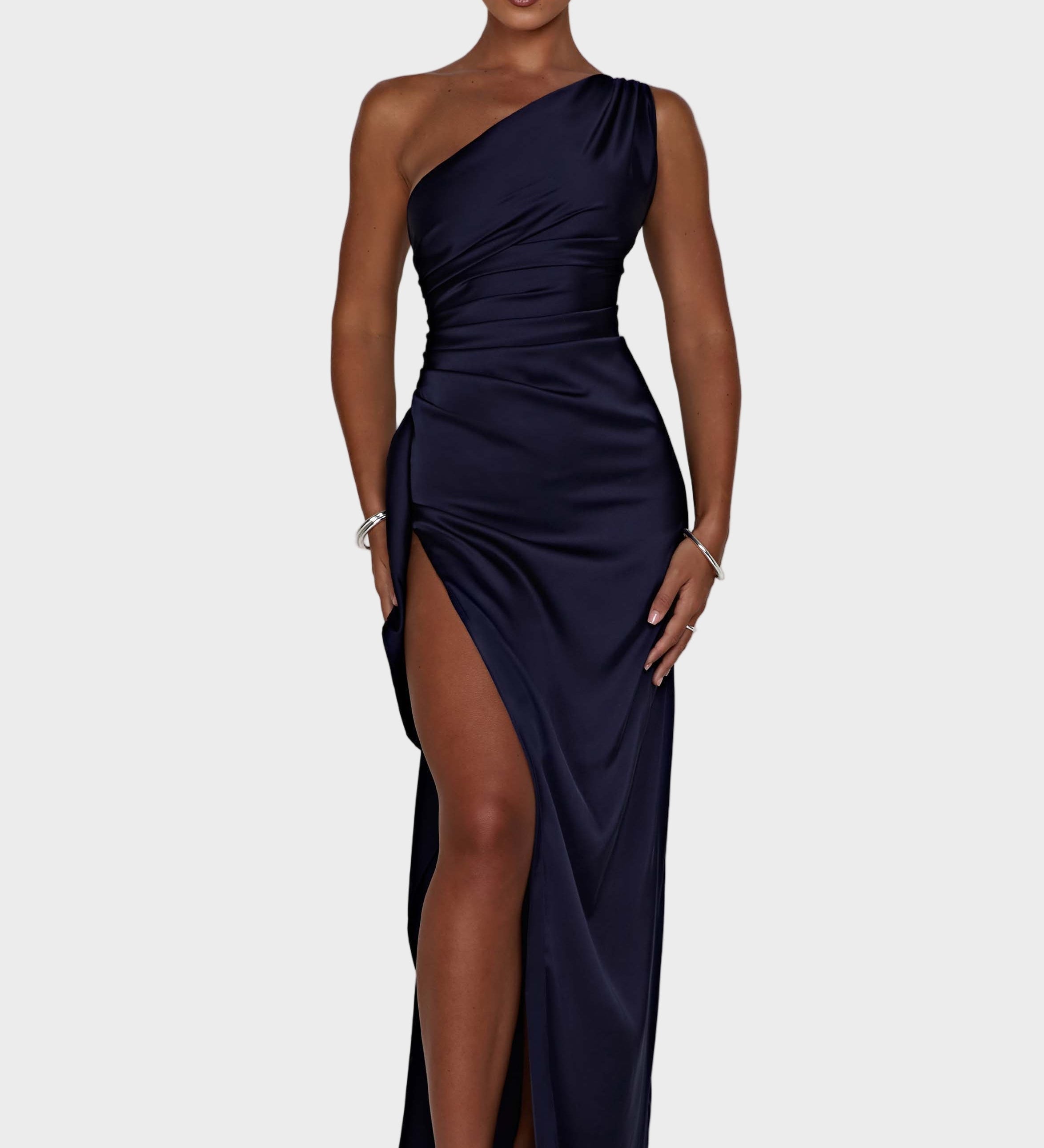 Emberly - Maxi kleit ühe õlaga ja kõrge lõhiku