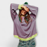 Mary - Oversized Prugasti Sweater