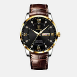 Moška ura s svetlečimi kazalci