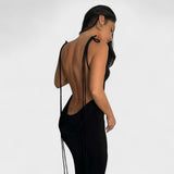 Halina - Midi obleka s korzetom