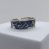 Starry Bond – Van Gogh prstana za pare