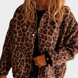 Brina – Elegantni jopič z leopardjim vzorcem