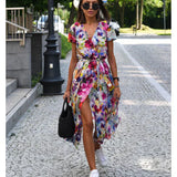 Julia – Elegantna obleka z V-izrezom in oblikovalnim krojem