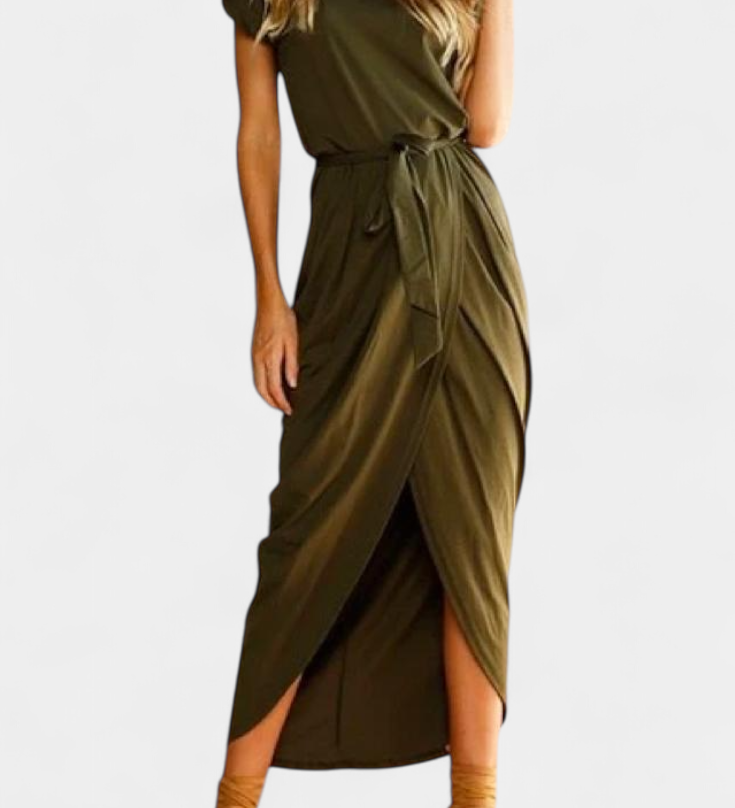 Clarissa - Midi kleit lõhiku jaotusega