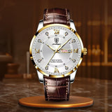 Moška ura s svetlečimi kazalci