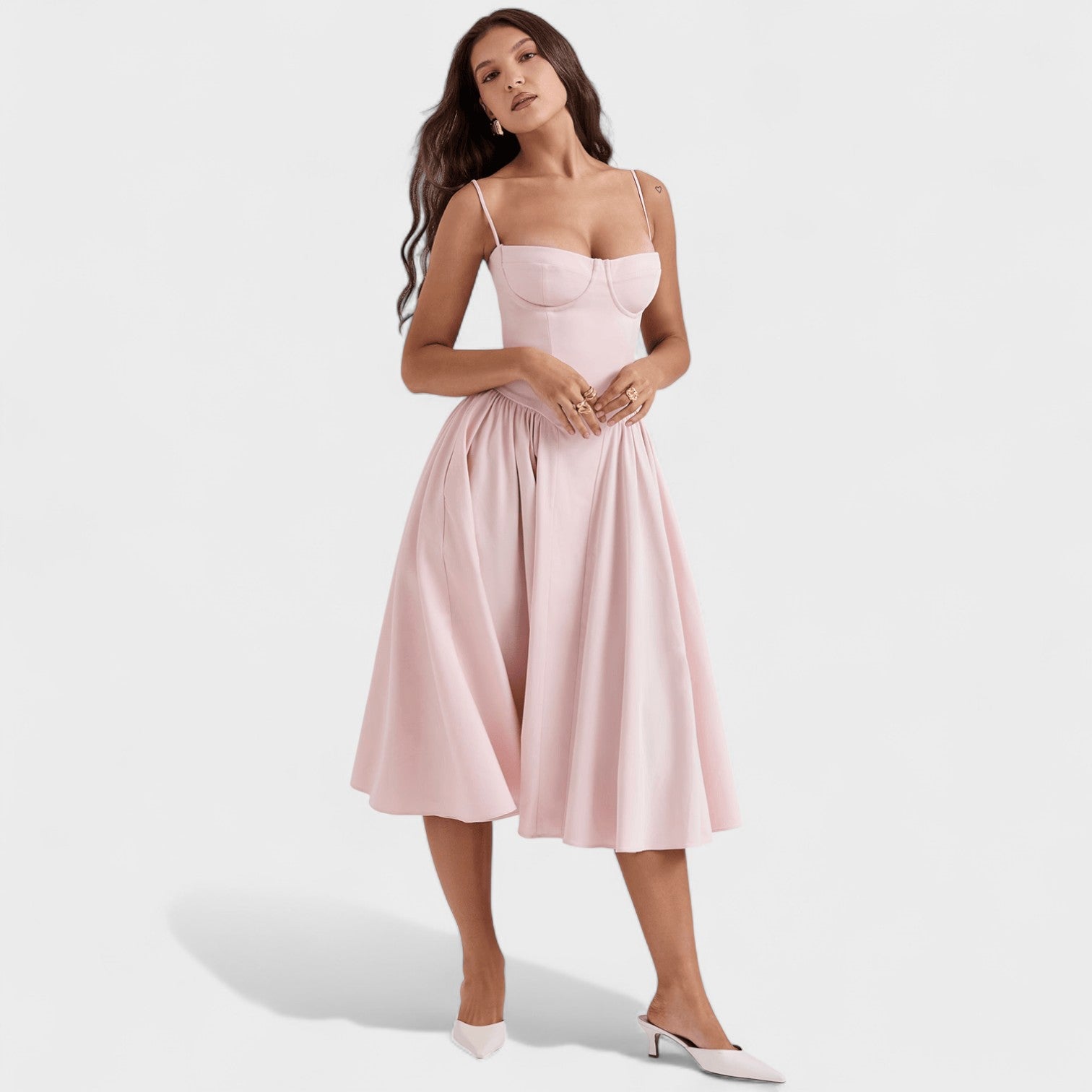 Valentina – Obleka s steznikom, ki preoblikuje vašo postavo